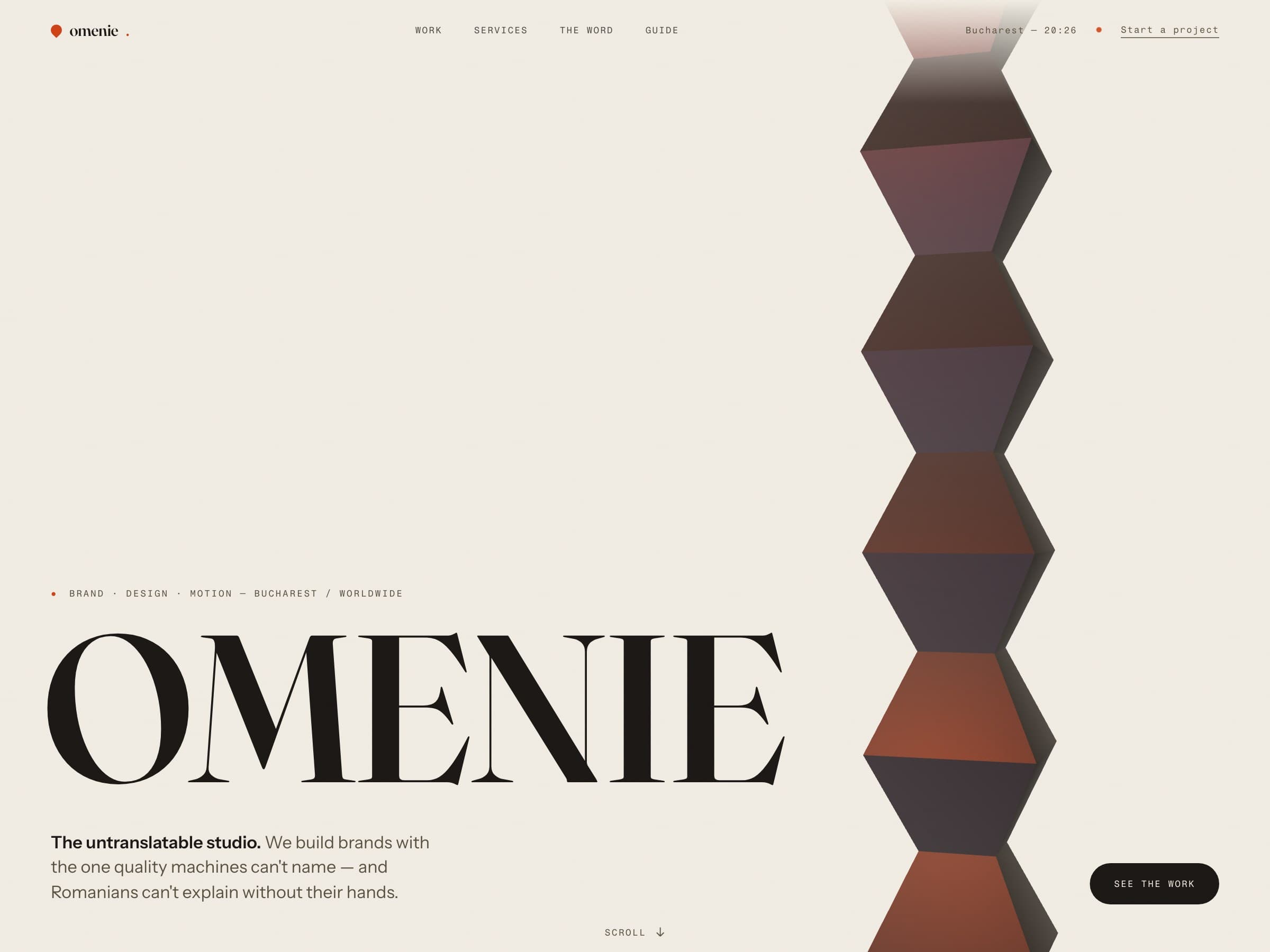 Omenie Studios — live website